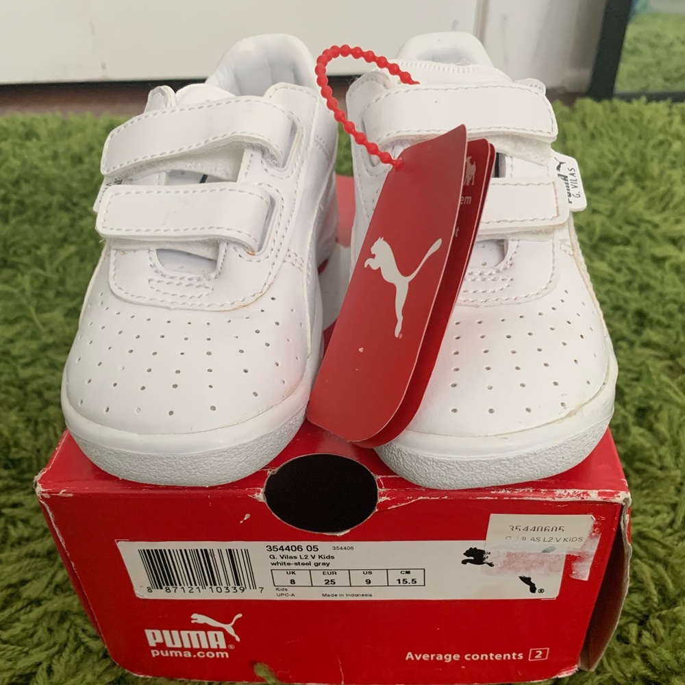 Puma leather G. Vilas L2 white-steel gray